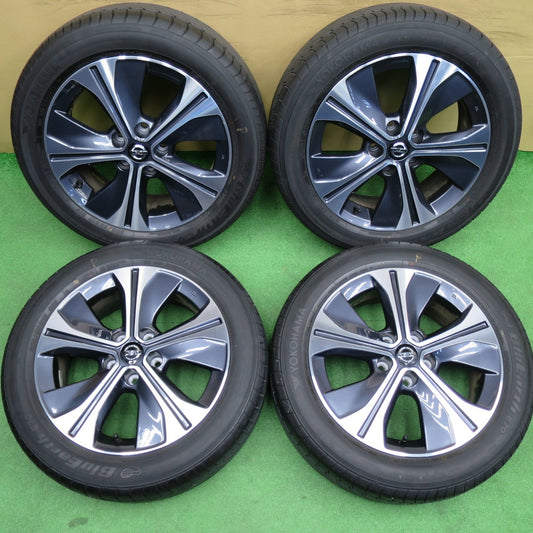 バリ溝！キレイ！9.5分★日産 キックス 純正 205/55R17 ヨコハマ ブルーアース E70 E70NZ 17インチ PCD114.3/5H★6041202NKノ