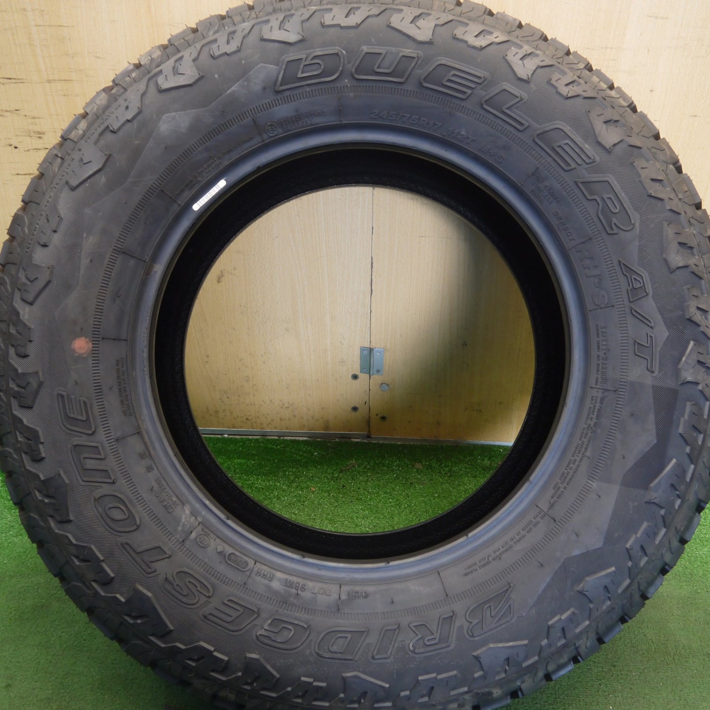 新車外し！1本★245/75R17 ブリヂストン デューラー A/T RH-S DUELER タイヤ 17インチ ジープ ラングラー 等★6071305Hノタ
