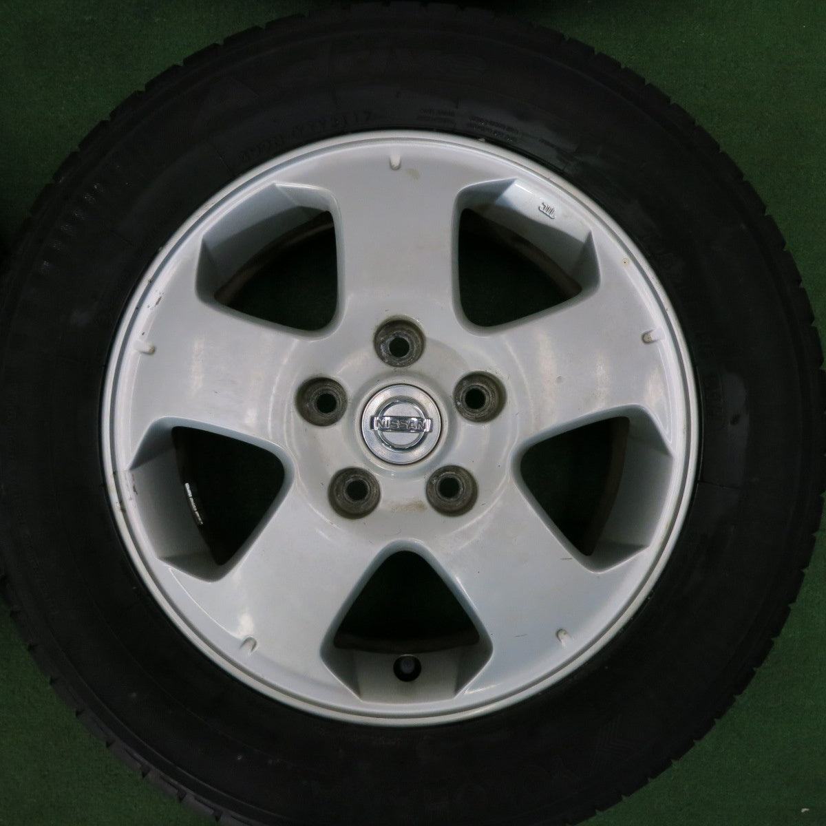 [送料無料] バリ溝！9分★日産 C25 セレナ 純正 195/65R15 ヨコハマ A.drive Aドライブ 15インチ PCD114.3/5H★5012305TNノ