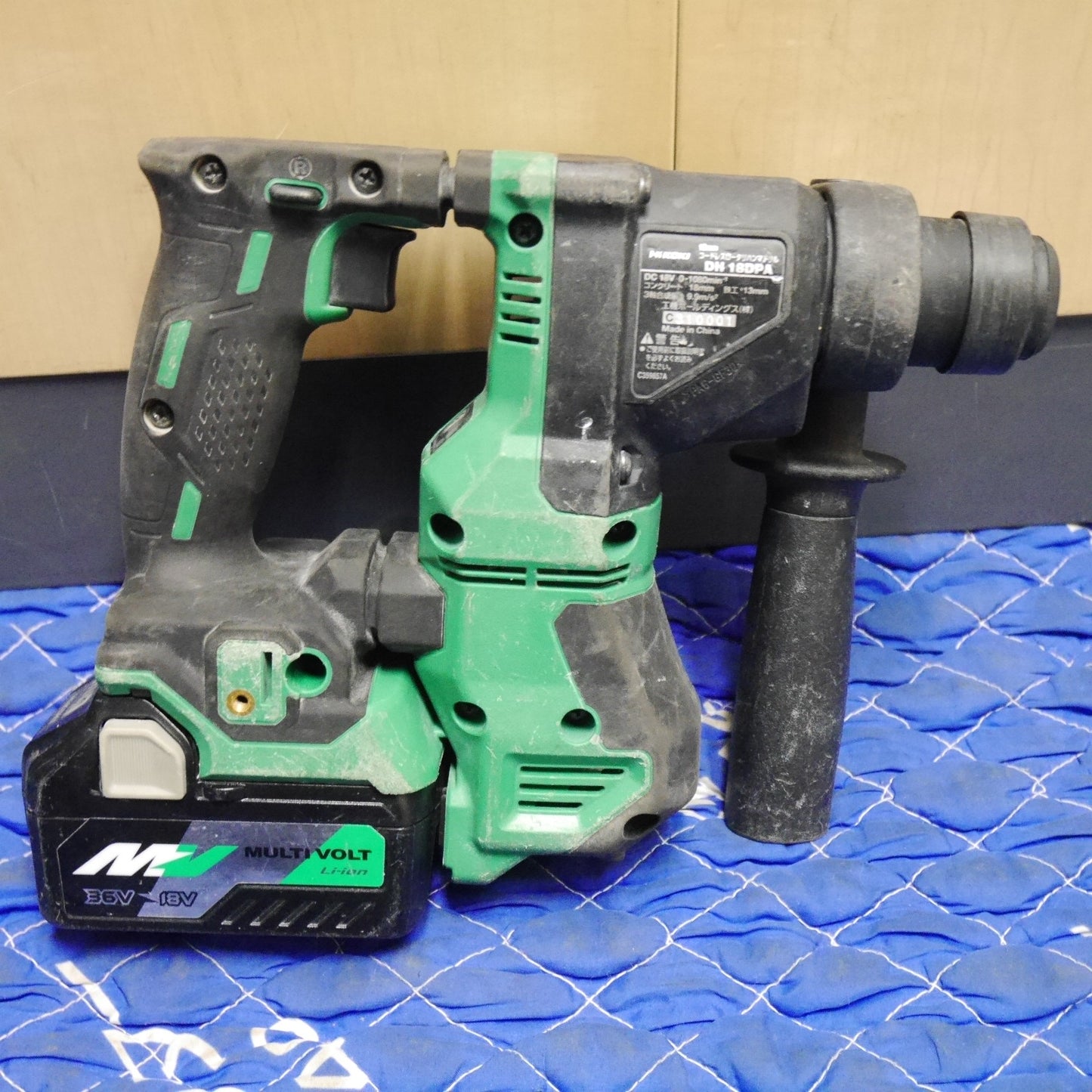 [送料無料] ☆HiKOKI ハイコーキ 18mm コードレス ロータリ ハンマドリル DH18DPA 電動 工具 ハンマードリル コンクリート 鉄工☆