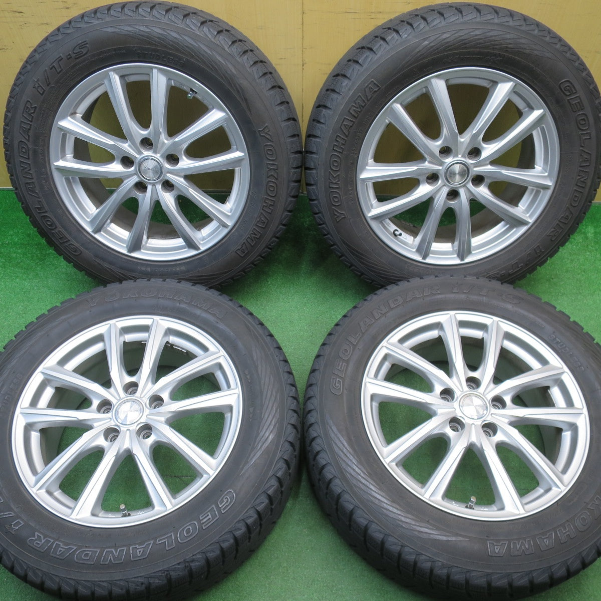 キレイ★スタッドレス 225/65R17 ヨコハマ ジオランダー i/T-S GRASS グラス 17インチ PCD114.3/5H★5121902NJス