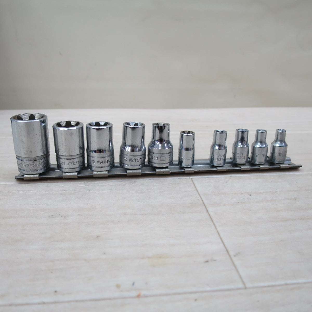 10個セット☆Snap-on スナップオン トルクス ソケット セット FLE 4～18 ソケット レンチ ハンド ツール 工具☆