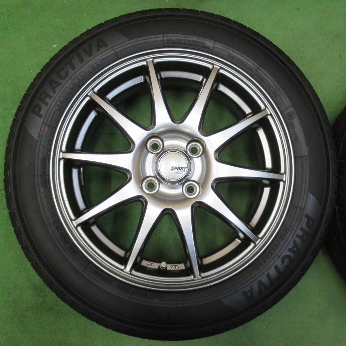 送料無料] タイヤほぼ未使用！23年！キレイ☆175/65R15 プラクティバ