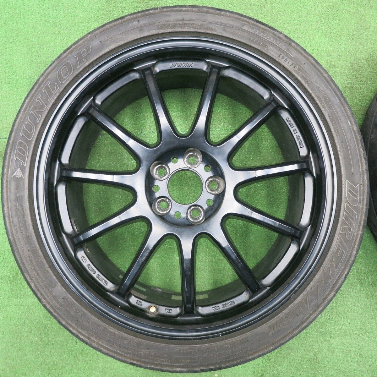 4本価格★WORK EMOTION 11R 225/40R18 ダンロップ ディレッツァ Z3 ワーク エモーション 18インチ PCD100/5H★5020404NJノ