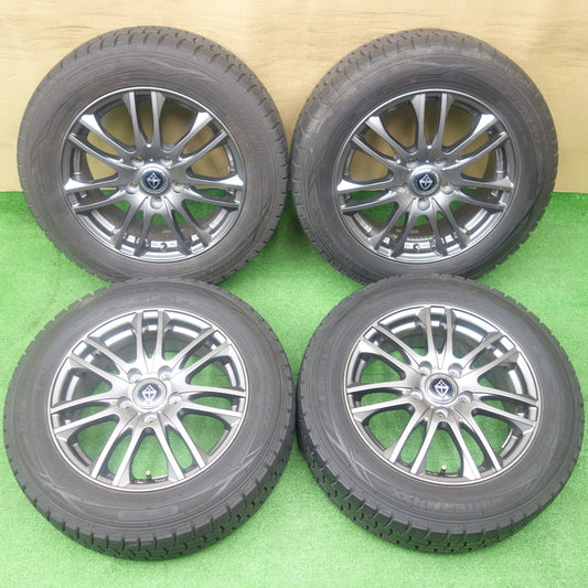 バリ溝！キレイ！9.5分★スタッドレス 205/60R16 ダンロップ ウインターマックス WM01 VELVA ヴェルヴァ 16インチ PCD114.3/5H★6011201KTス