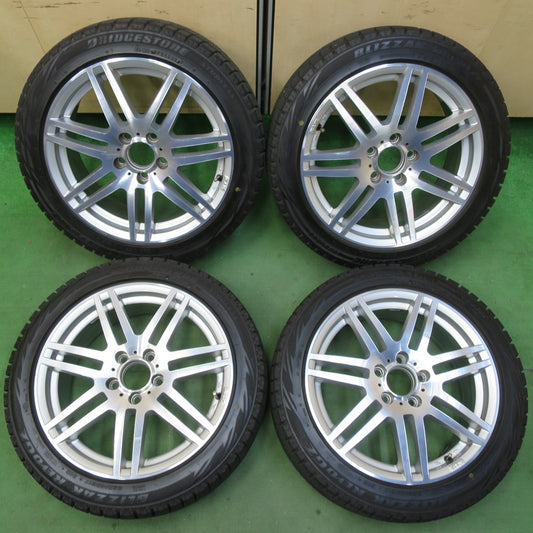 バリ溝！9.5分以上★ベンツ 等 ATS TWIN 225/45R17 スタッドレス ブリヂストン ブリザック REVO GZ 17インチ ツイン PCD112/5H★5070609イス