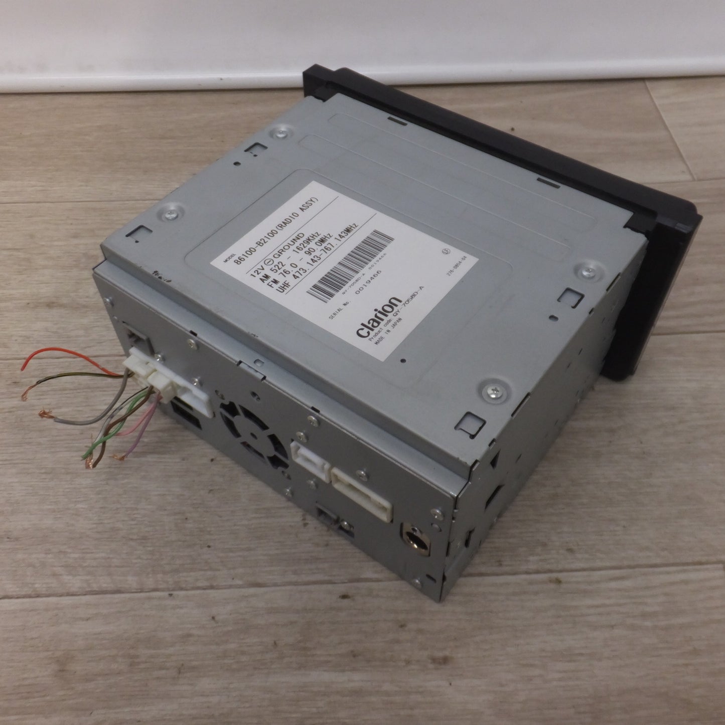 [送料無料] ★クラリオン製 ダイハツ 純正 カーナビ メモリーナビ QY-7058D-A 86100-B2100[32]★