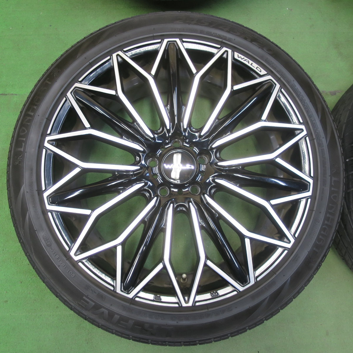 4本価格★WALD KAEDE K11C 245/45R20 ライオンハート LH-FIVE 20インチ ヴァルド カエデ 楓 PCD114.3/5H★5070705イノ