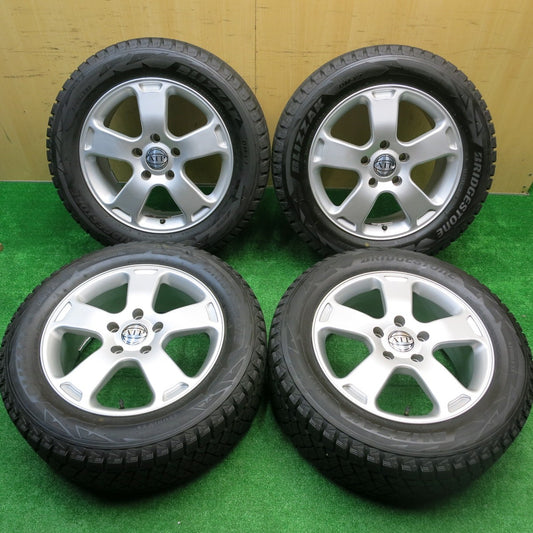 ほぼ未使用！キレイ★VW トゥアレグ ポルシェ カイエン 等 ATP 255/55R18 スタッドレス ブリヂストン ブリザック DM-V2 18インチ PCD130/5H★5101201HAス