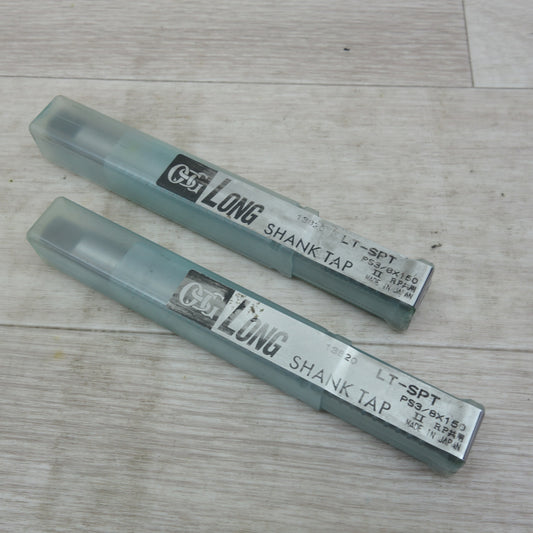 [送料無料] 未使用！2本セット☆オーエスジー OSG 管用 平行 タップ 一般用 ロング シャンク 13820 LT-SPT-2-PS3/8 - 19 X 150☆