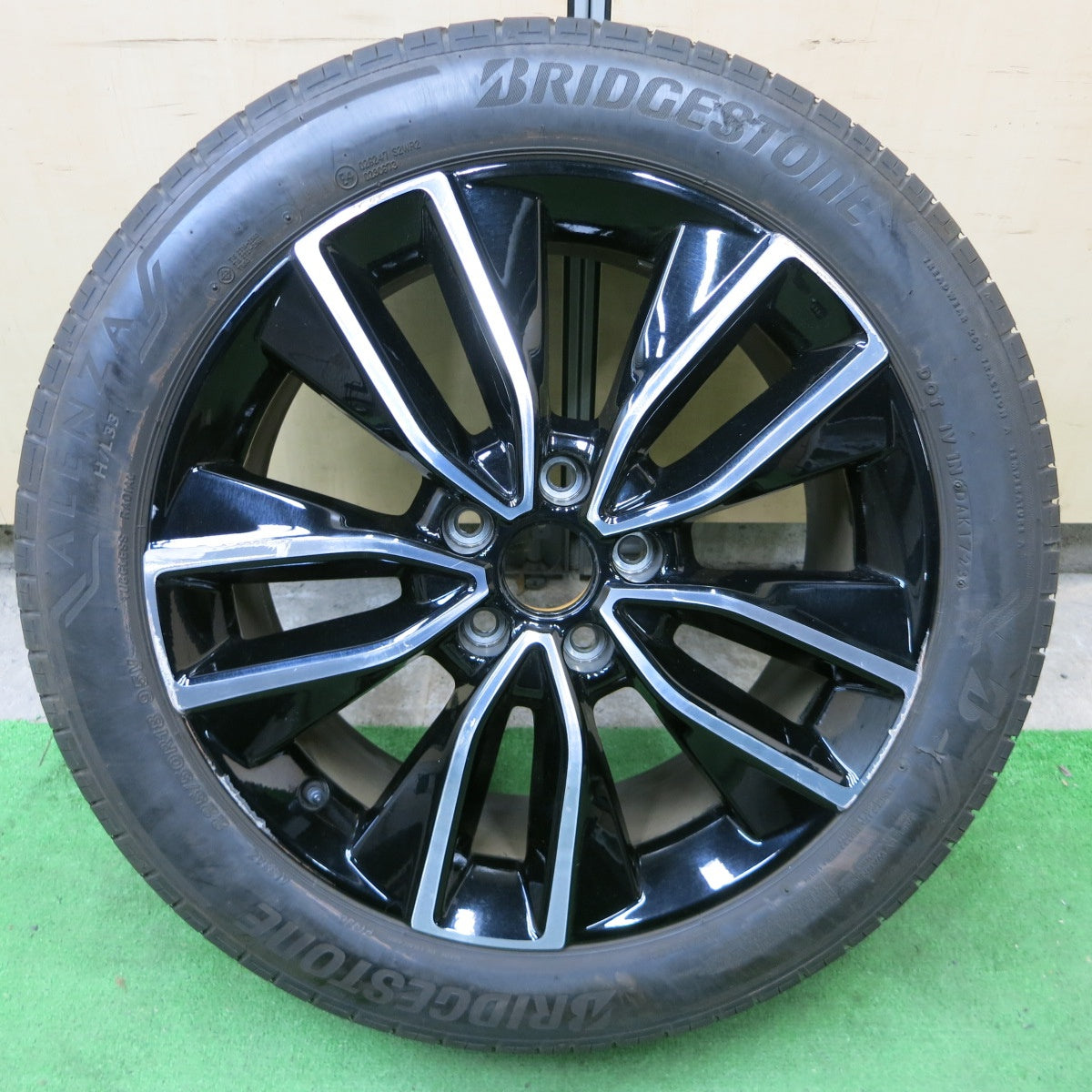 [送料無料] バリ溝！23年！9.5分！1本★ホンダ RV系 ヴェゼル 純正 225/50R18 ブリヂストン アレンザ H/L33 18インチ PCD114.3/5H★5012802ナノ