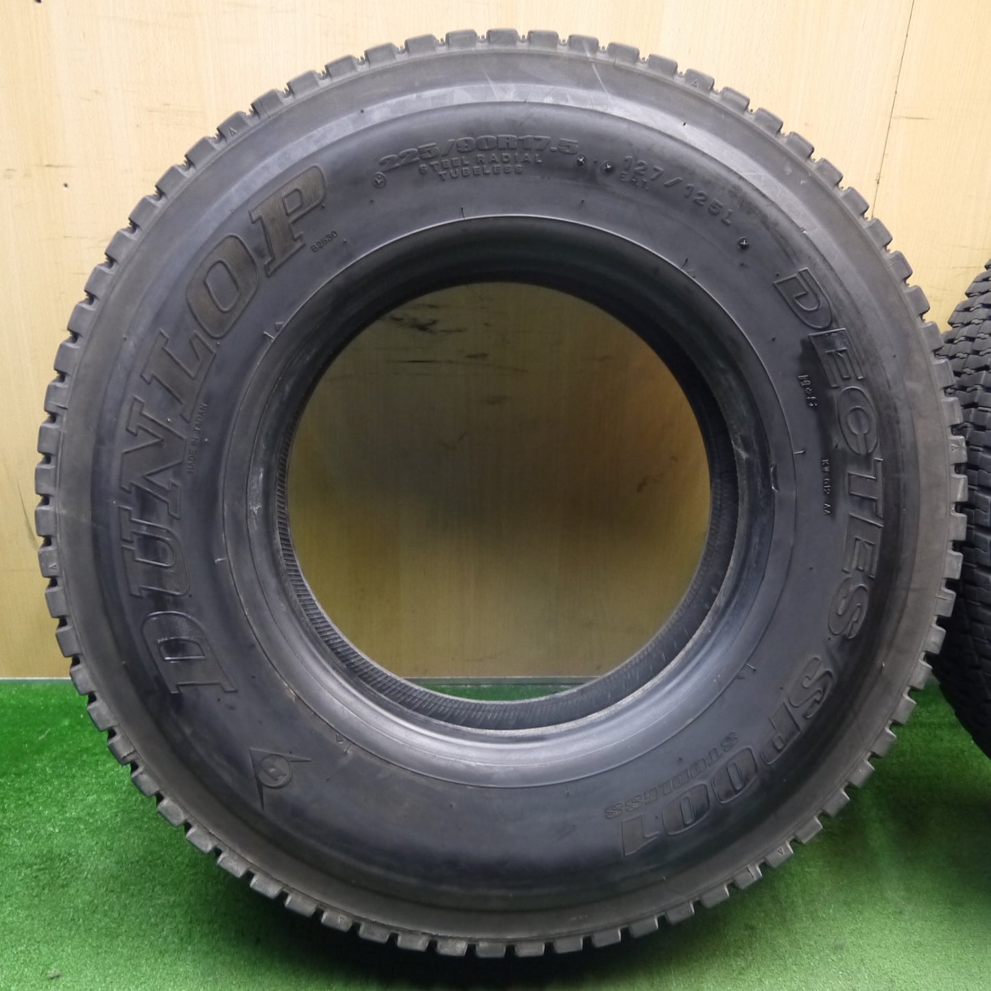 2本価格★トラック タイヤ 225/90R17.5 127/125L スタッドレス ダンロップ デクテス SP001 17.5インチ★5061202KKスタ