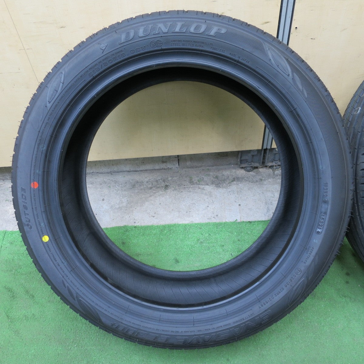新車外し！25年★215/50R18 ダンロップ エナセーブ EC300+ タイヤ 18インチ ヤリスクロス CX-3 等★6031302NGノタ