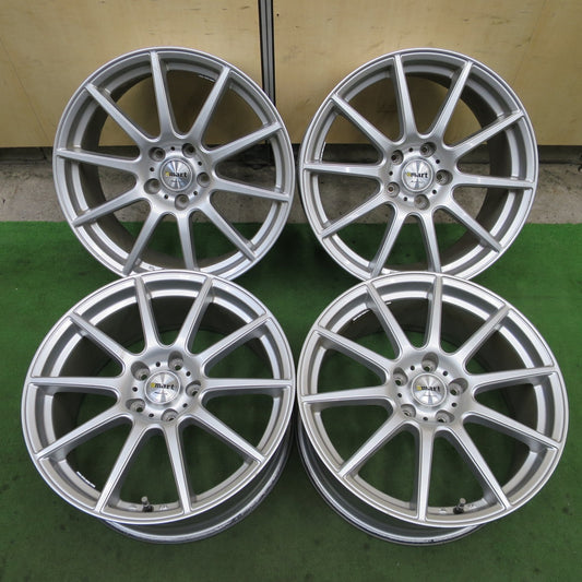 キレイ★smart MANARAY SPORT 18インチ ホイール スマート マナレイ スポーツ 18×8J PCD114.3/5H★6051005NGホ