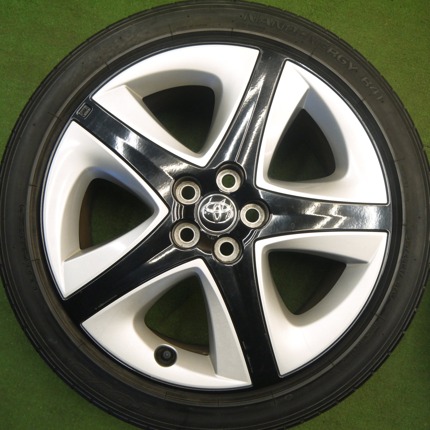 4本価格★トヨタ 50系 プリウス ツーリング 純正 215/45R17 ヨコハマ エコス ES31 トーヨー ナノエナジー R41 17インチ PCD100/5H★6032709Hノ