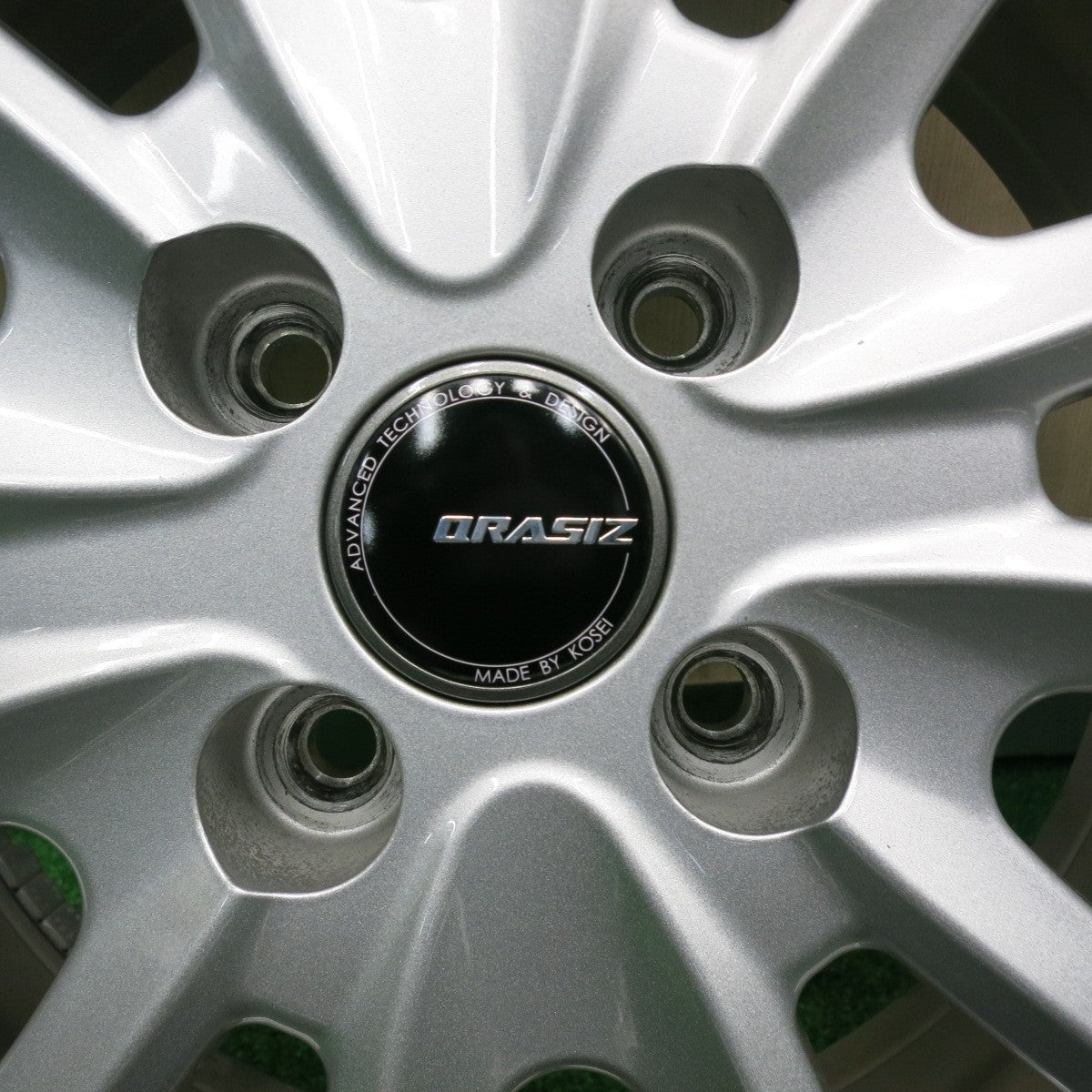 [送料無料] バリ溝！22年！キレイ！9分★スタッドレス 185/65R15 グッドイヤー アイスナビ7 QRASIZ KOSEI クレイシズ 光生 15インチ PCD100/4H★4120601TNス