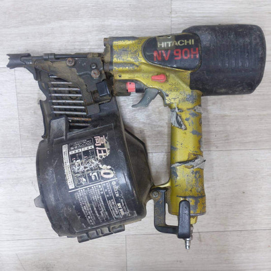 ◆日立工機 90mm 高圧 ロール 釘打機 NV90H 釘打ち機 HITACHI エアー ツール 工具 ジャンク◆