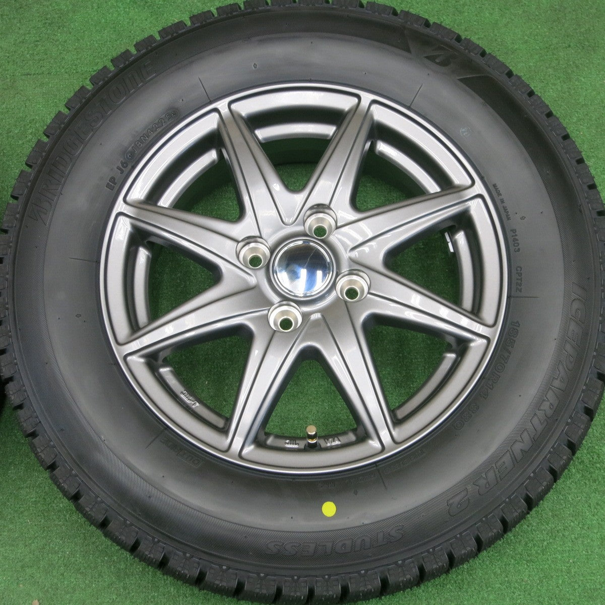 未使用！25年★スタッドレス 185/70R14 ブリヂストン アイスパートナー2 LAPORTA ラポルタ 14インチ PCD100/4H★6021804NKス