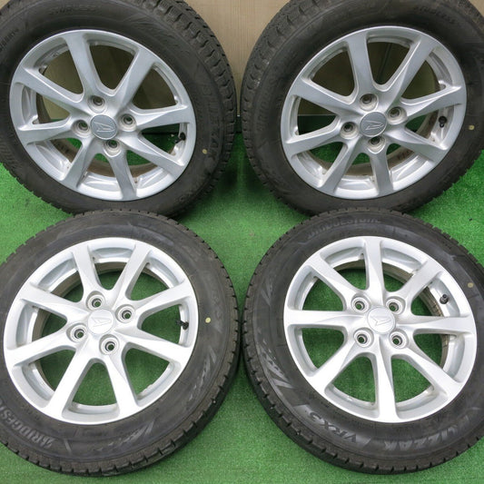 キレイ 21年★ダイハツ タント ムーヴ 等 純正 155/65R14 スタッドレス ブリヂストン ブリザック VRX3 PCD100/4H★4121301NJス