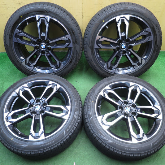 センサー付 バリ溝 23年 綺麗 9.5分以上★BMW x2 xDrive 20i Mスポーツ 純正  245/45R19 スタッドレス ブリヂストン ブリザック VRX3 PCD112/5H★5052102NJス