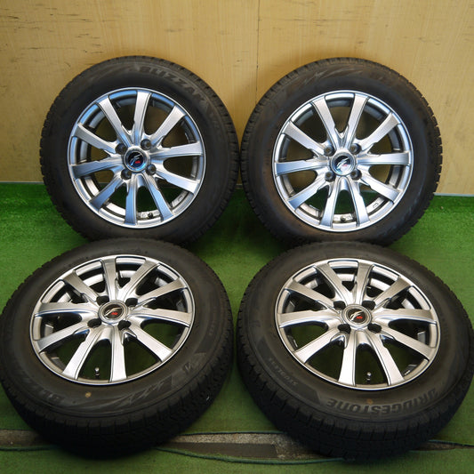 バリ溝！22年！8.5分◎スタッドレス 165/65R14 ブリヂストン ブリザック VRX2 Fang ファング 14インチ PCD100/4H◎6080703Hス