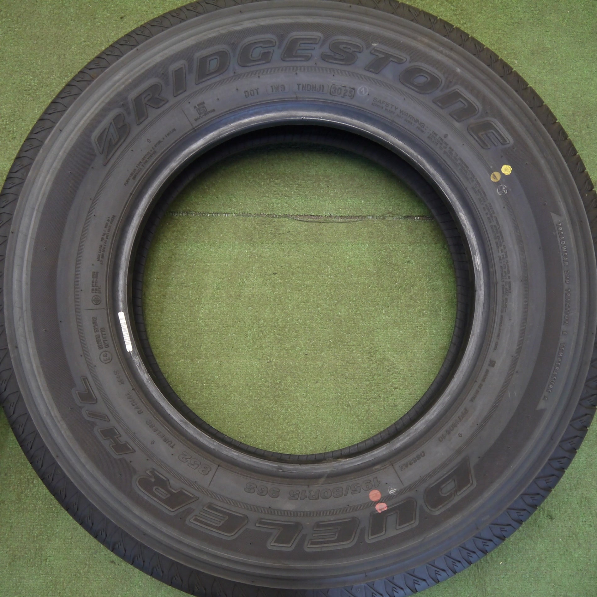 新車外し！25年☆195/80R15 ブリヂストン デューラー H/L 852 DUELER