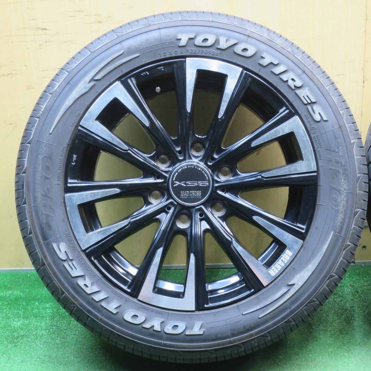 バリ溝！24年！9.5分★MAD CROSS BREAKER XS6 215/60R17 109/107R 8PR トーヨー H20 H30 17インチ マッドクロス ブレイカー PCD139.7/6H★6041601NJノ