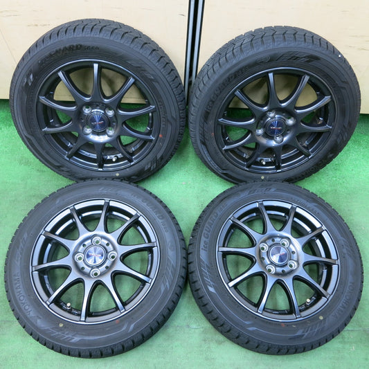 [送料無料] バリ溝！21年！キレイ！9分★スタッドレス 155/65R14 ヨコハマ アイスガード iG60 VELVA CHARGE ヴェルヴァ 14インチ PCD100/4H★4111912SYス