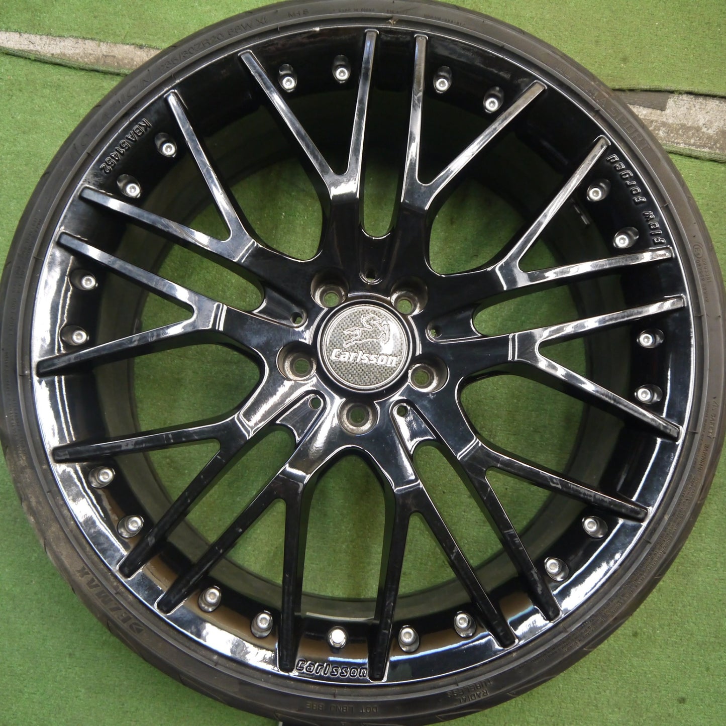 バリ溝！9.5分★Carlsson RSF 235/30R20 デルマックス ULTIMA SPORT 20インチ カールソン PCD114.3/5H★5071101Hノ