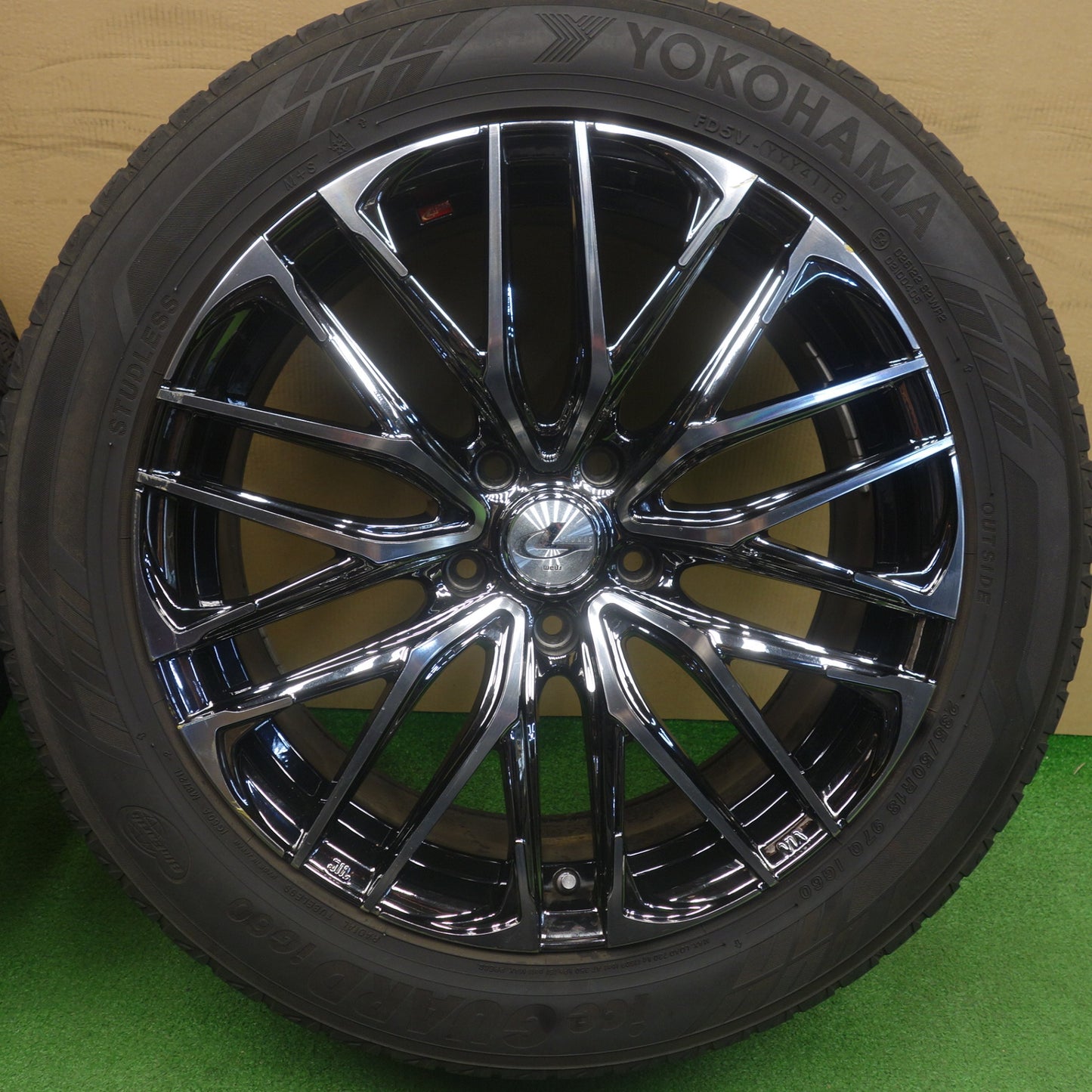 4本価格★LEONIS SK 235/50R18 スタッドレス ヨコハマ アイスガード iG60 レオニス 18インチ PCD114.3/5H★6040901KTス