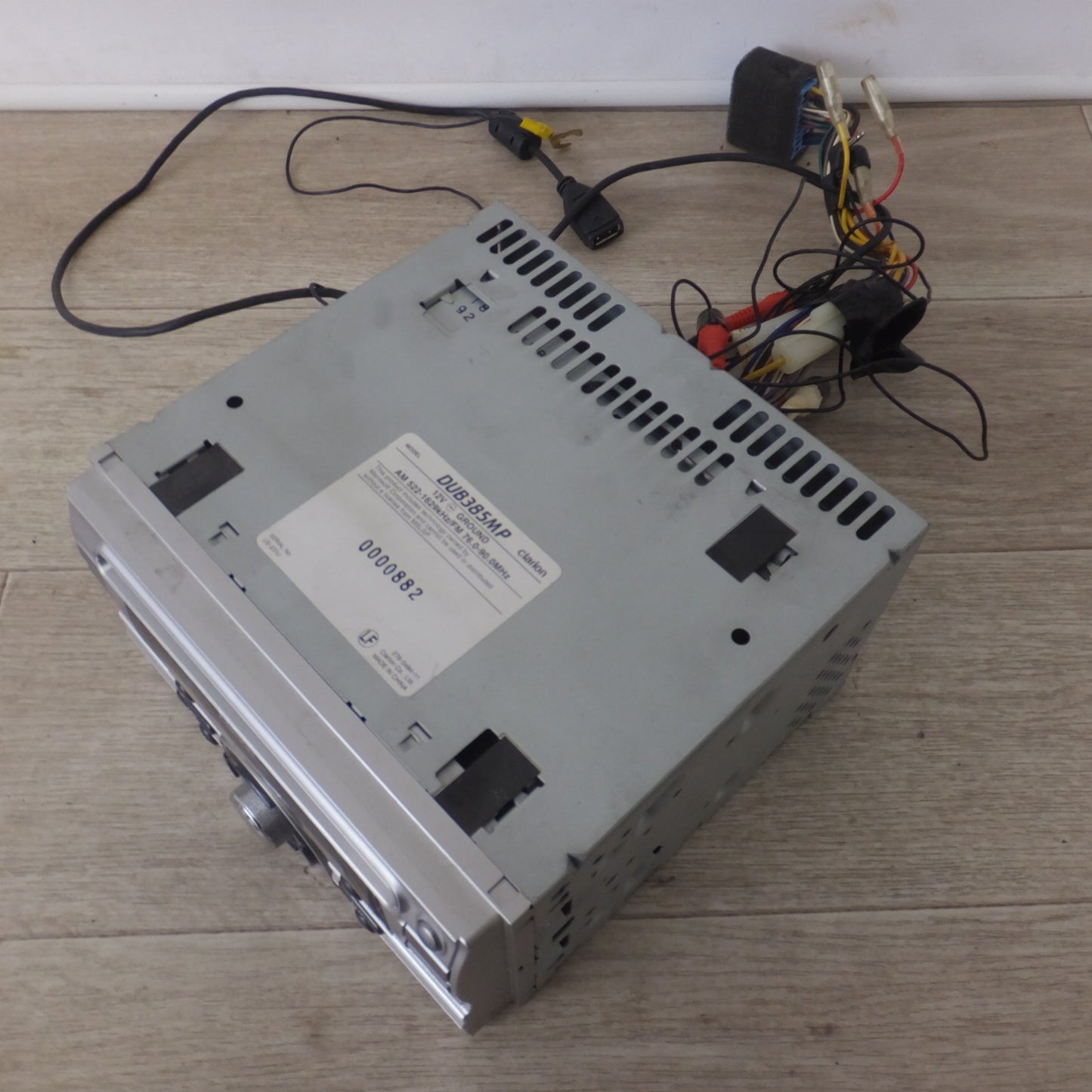 [送料無料] ★クラリオン clarion 2DIN CD USB MP3 WMA AAC レシーバー DUB385MP PA-3133A[43]★