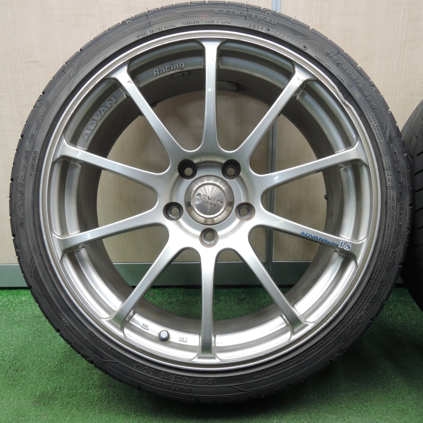 *送料無料* 4本価格★ADVAN Racing RS 215/40R18 グッドイヤー イーグル LS EXE アドバンレーシング 18インチ PCD114.3/5H★4030409NJノ