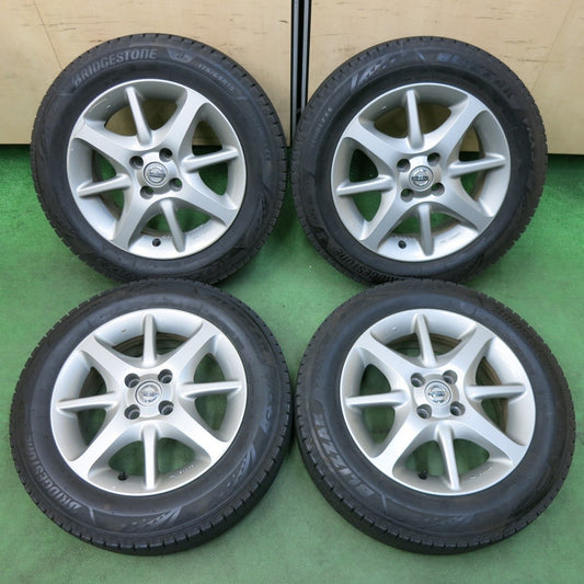 バリ溝！21年！8.5分★日産 K12 マーチ 純正 175/65R15 スタッドレス ブリヂストン ブリザック VRX3 15インチ PCD100/4H★5010812SYス