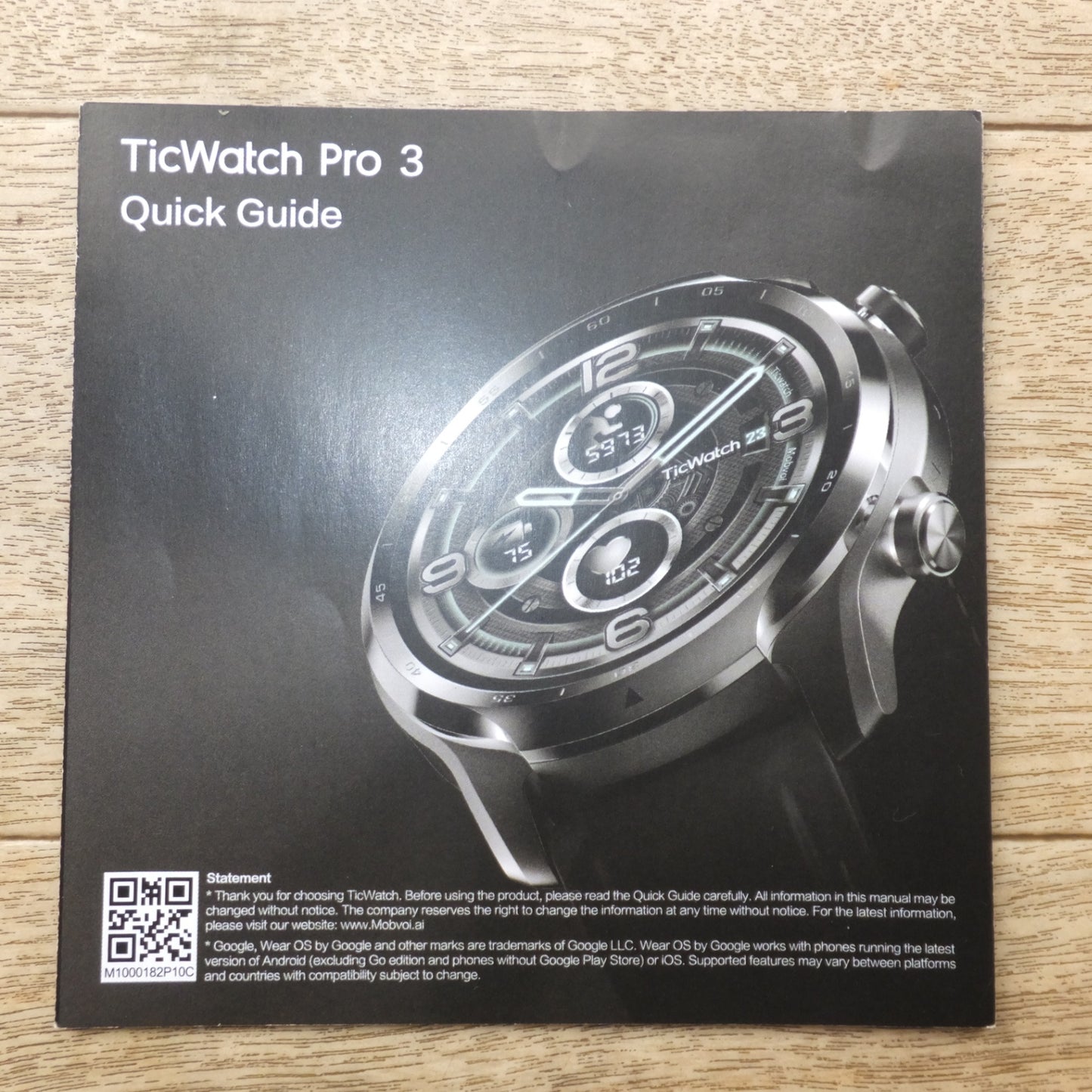 [送料無料] 美品★モブボイ Mobvoi スマートウォッチ TicWatch Pro3 GPS smartwatch WH12018★