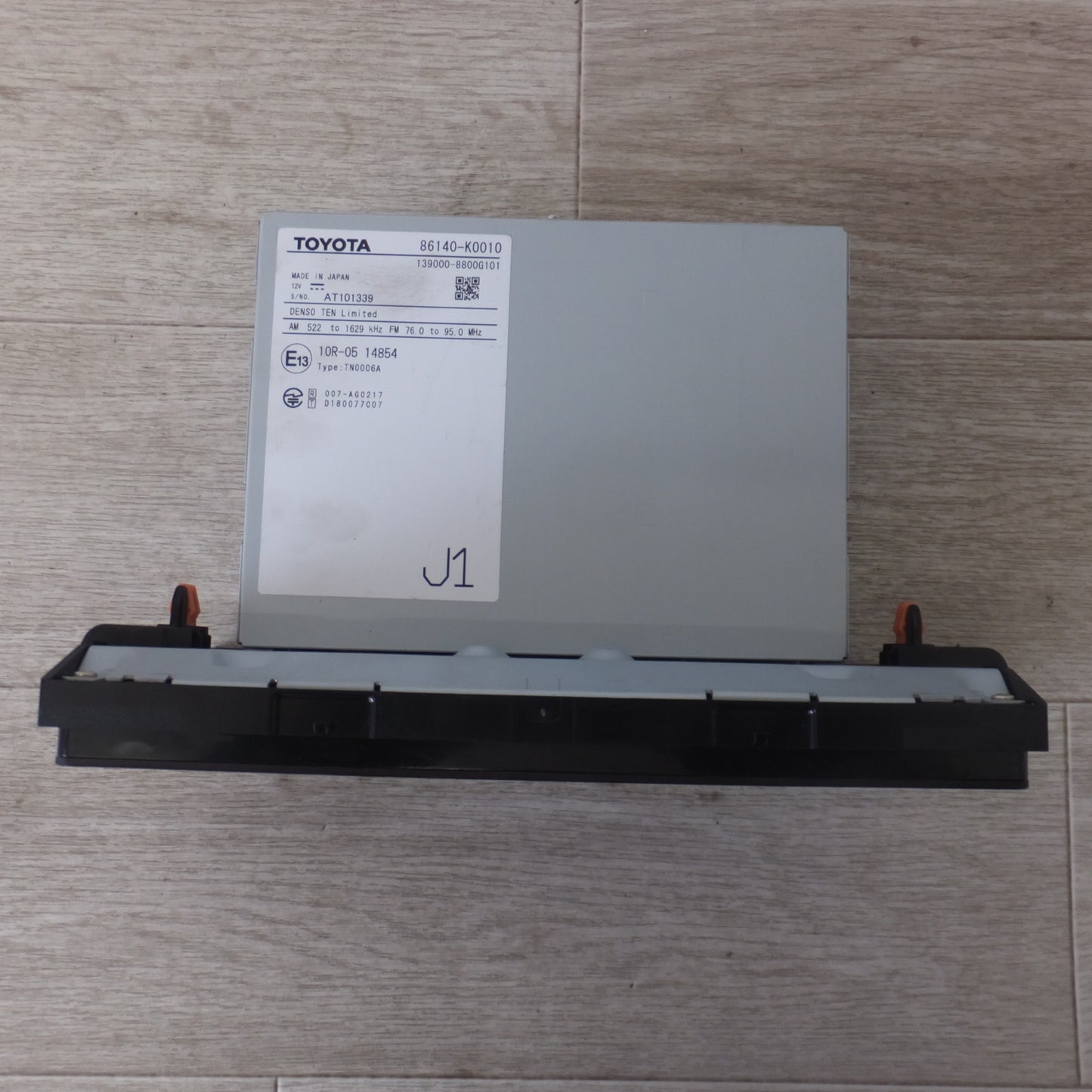[送料無料] 現状品★デンソーテン製 トヨタ 純正 ディスプレイオーディオ 86140-K0010　トヨタ ヤリス MXPA10(92)★