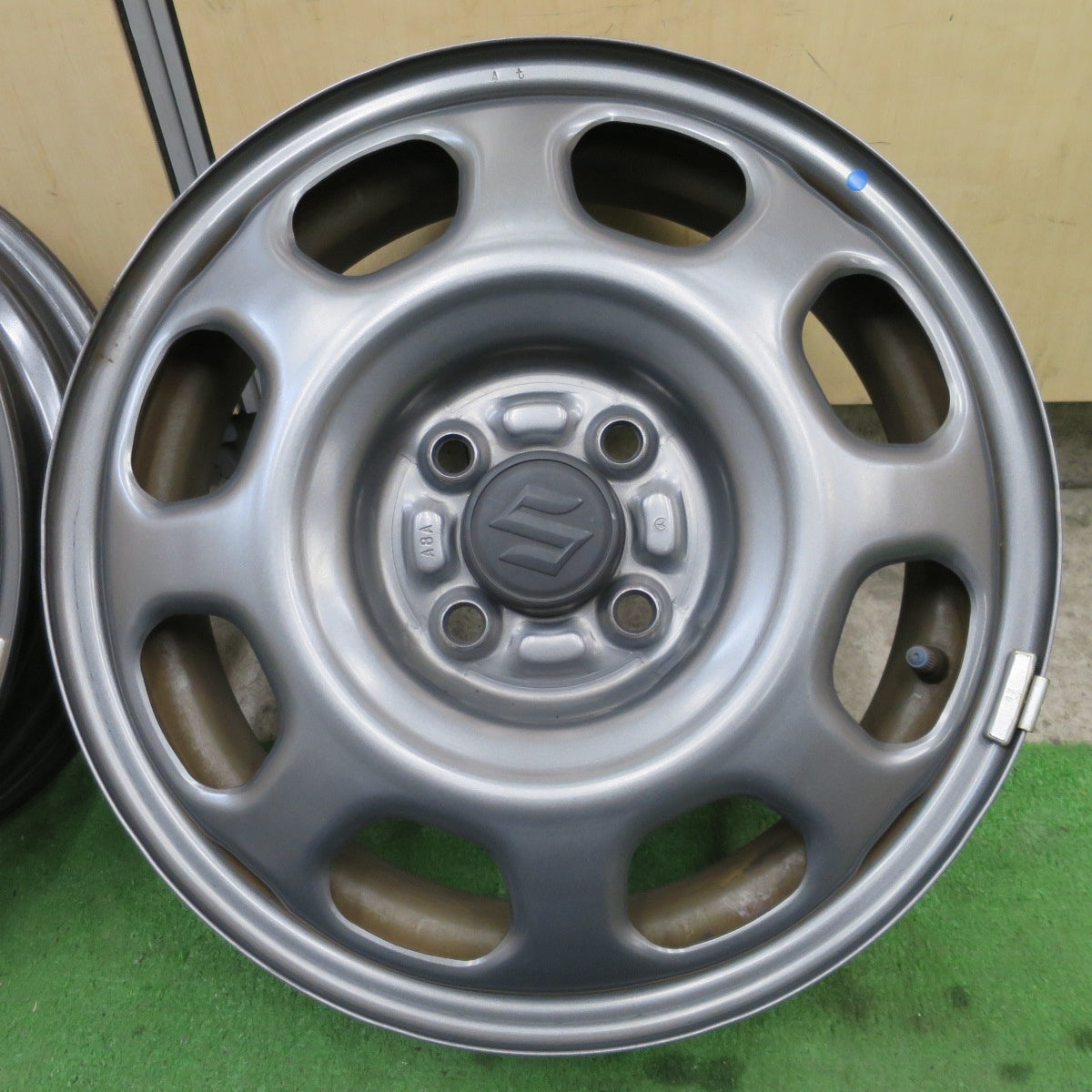 4本価格★スズキ ハスラー 純正 TOPY スチール ホイール 15インチ 15×4.5J PCD100/4H★6051006NGホ