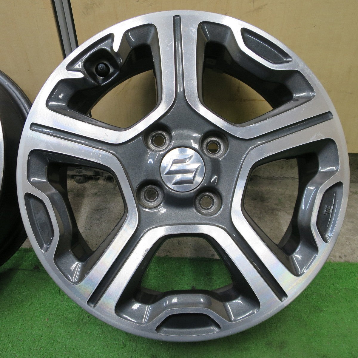 4本価格★スズキ ハスラー 純正 ホイール 15インチ 15×4.5J PCD100/4H★6041502NGホ