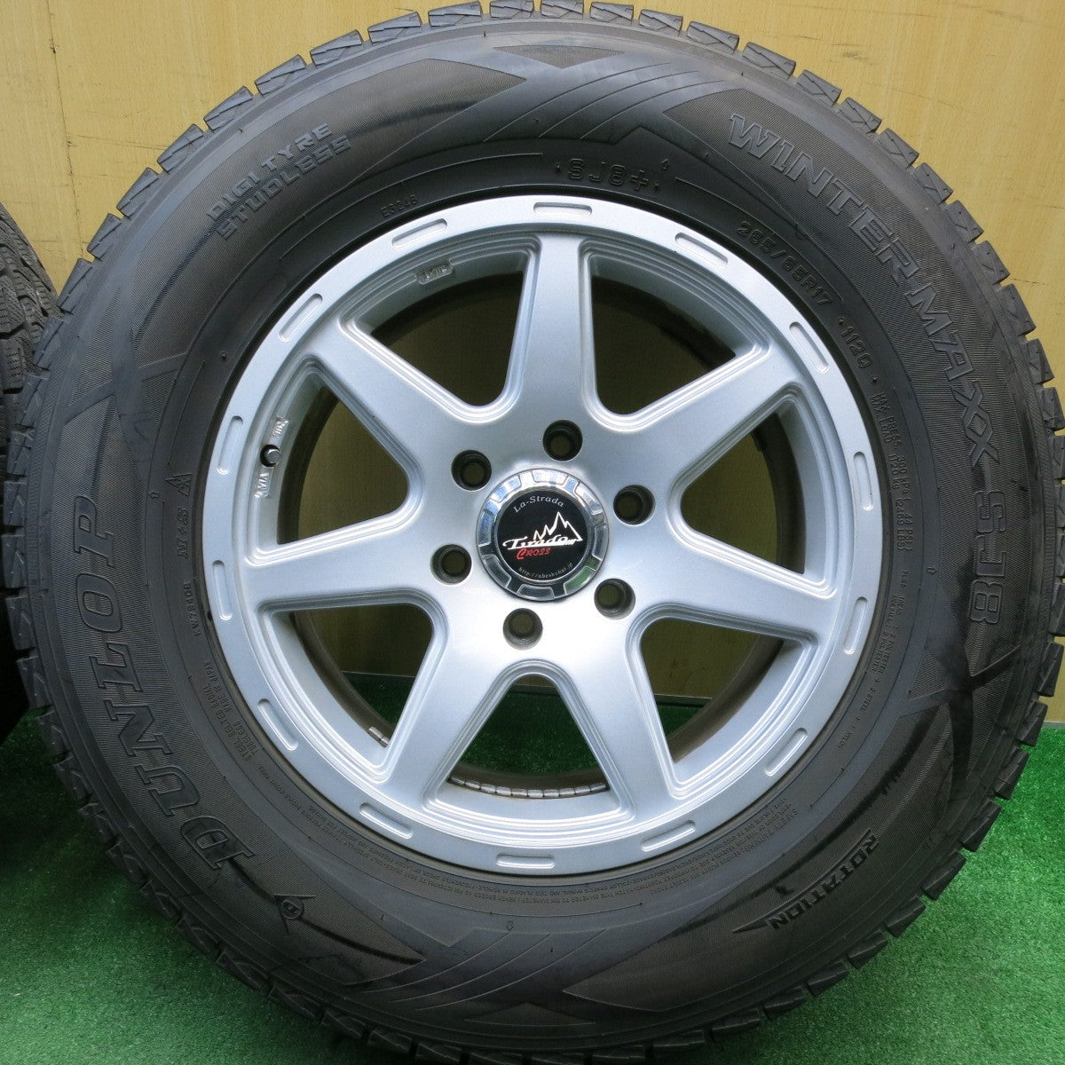 19インチ バリ溝 送料込み ① バリ溝 美品】スマートライン 365 19in 8.5J +32 PCD112 ダンロップ