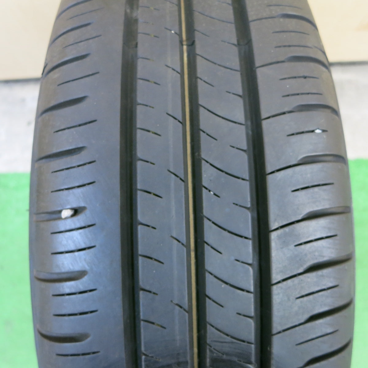 [送料無料] バリ溝！23年！9分！1本★ホンダ GR系 フィット クロスター 純正 185/60R16 ダンロップ エナセーブ EC300+ 16インチ PCD100/4H★4091301ナノ
