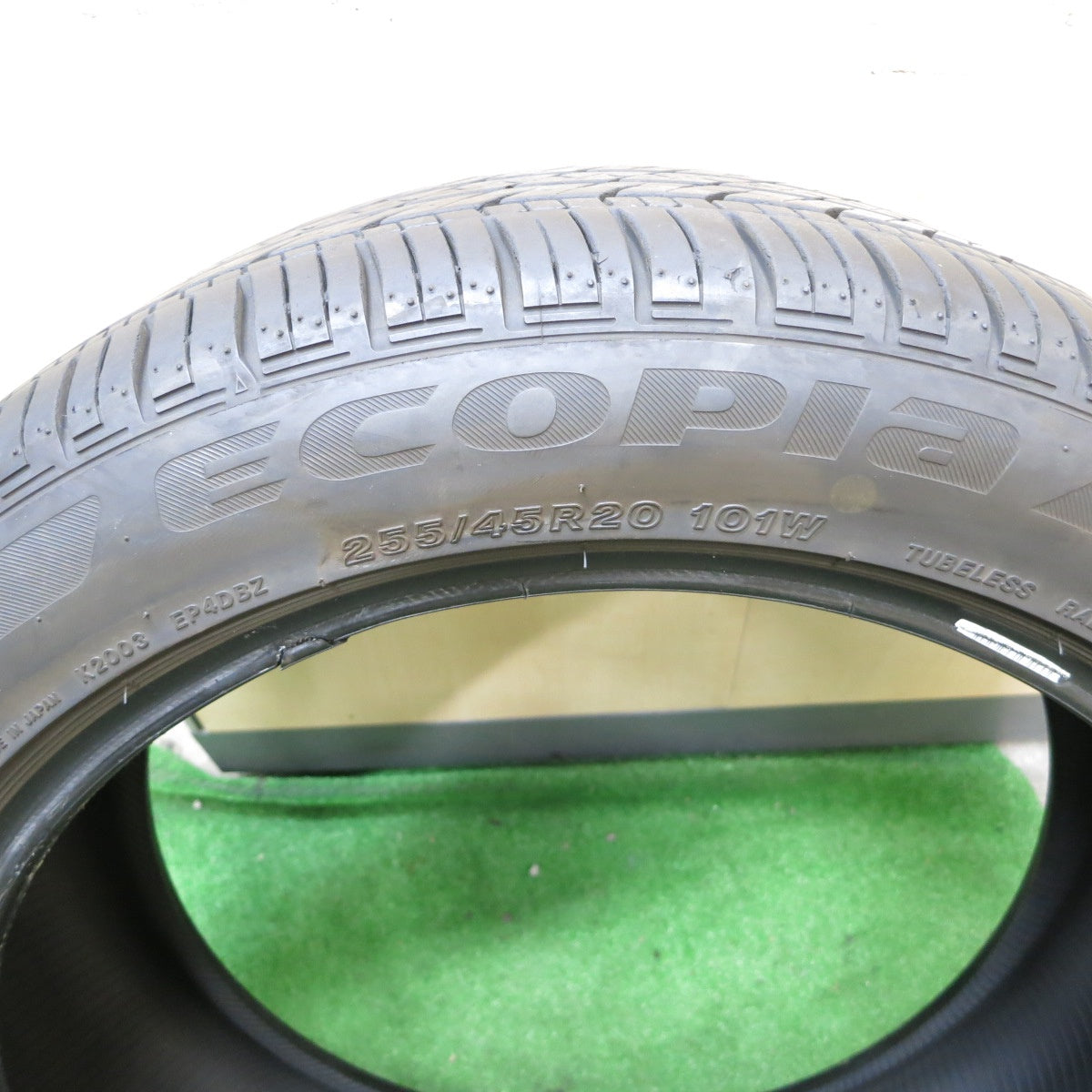 バリ溝！21年！9分！1本★255/45R20 ブリヂストン エコピア H/L 422 Plus プラス 20インチ タイヤ アウトランダー アリア エクストレイル 等★5110504ナノタ