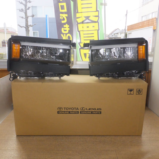 [送料無料] 美品 新車外し★トヨタ TOYOTA 純正 ランドクルーザー 250 ヘッドライト ICHIKOH 60-343 左 右 セット★