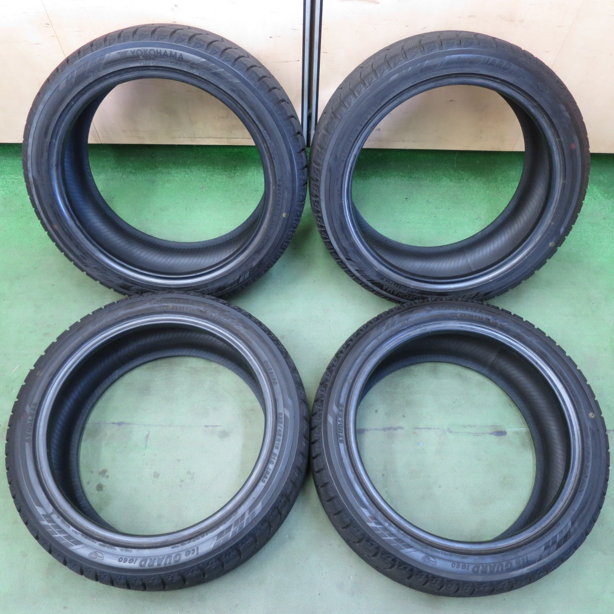 バリ溝！9.5分以上★スタッドレス 225/45R18 ヨコハマ アイスガード iG60 タイヤ 18インチ クラウン マークX オデッセイ 等★6051610イスタ