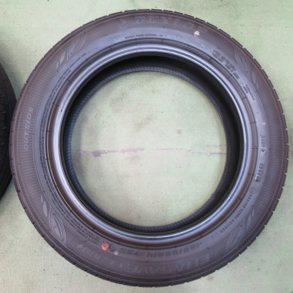 新車外し！26年◎155/65R14 ダンロップ エナセーブ EC300+ タイヤ 14インチ デイズ ワゴンR スペーシア ラパン 等◎6100610イノタ