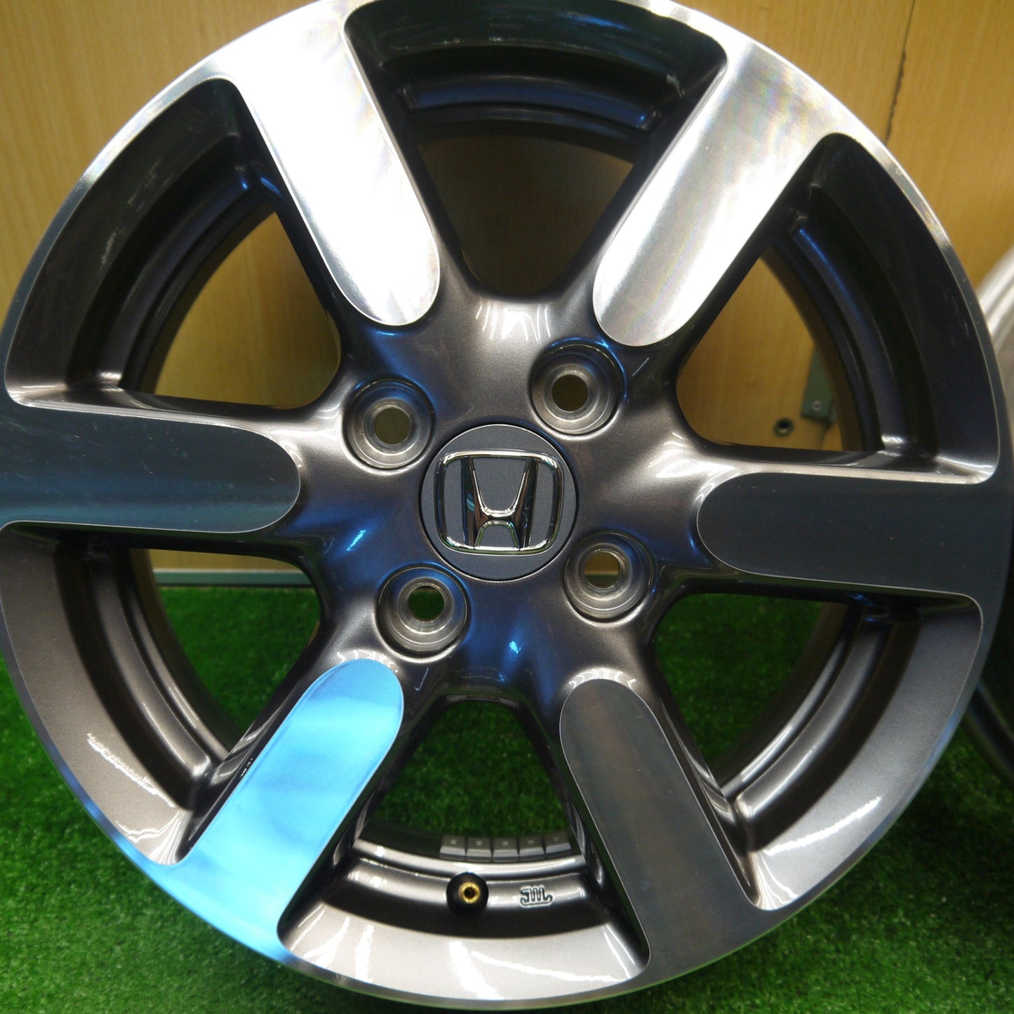 新車外し！付属品付き★ホンダ N-ONE 純正 ENKEI 製 ホイール 14インチ 14×4.5J Nワン N-ワン エンケイ PCD100/4H★5111403Hホ