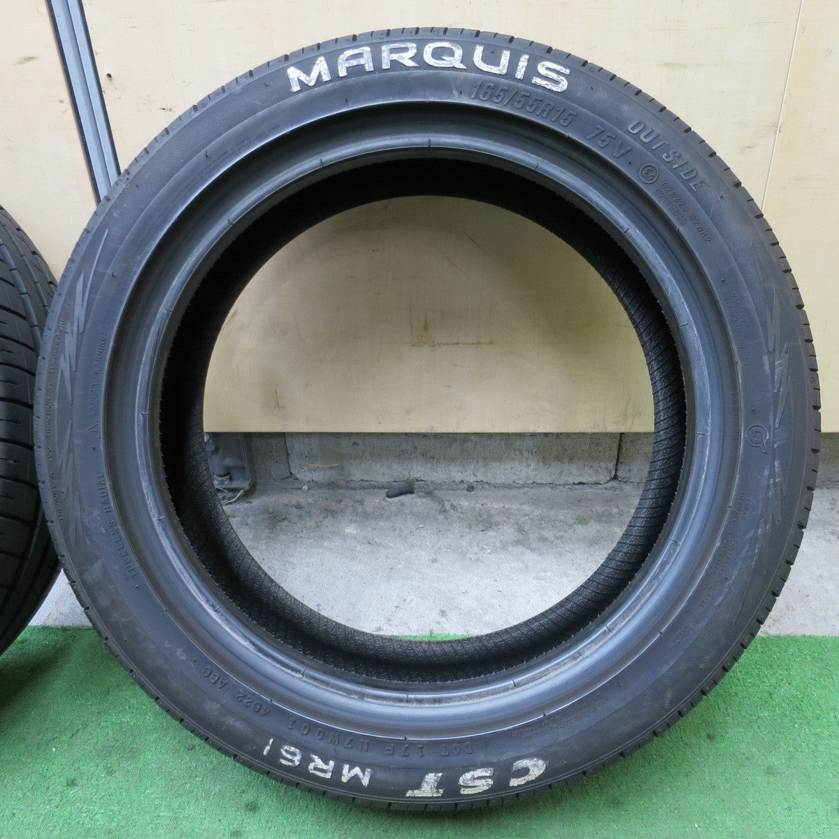 バリ溝！22年！9.5分☆165/55R15 マーキス CST MR61 MARQUIS タイヤ 15 