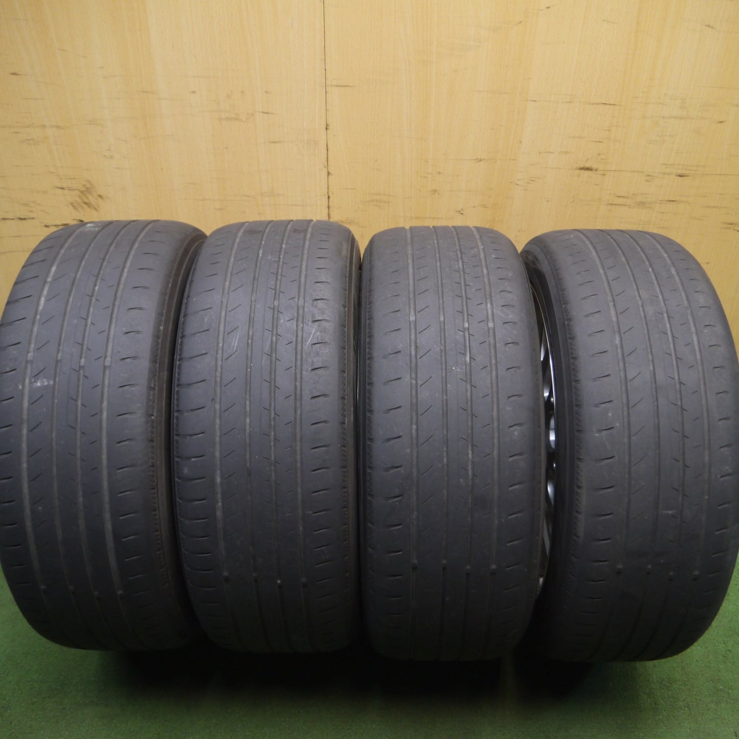 *送料無料* キレイ★WORK Lanvec LM1 225/45R18 ヨコハマ BluEarth-GT AE51 ワーク ランベック PCD114.3/5H★4031315Hノ