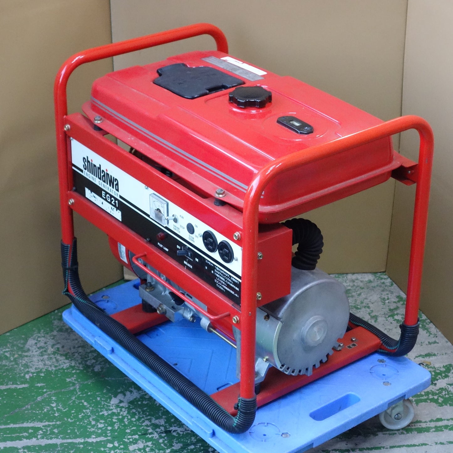 [送料無料] ◆新ダイワ ガソリン エンジン 発電機 100V EG21 ロビン エンジン EY20 防災 電源 やまびこ shindaiwa◆