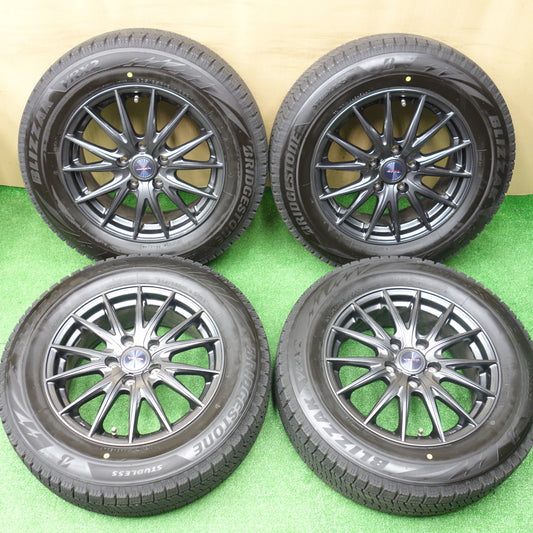 バリ溝！24年！キレイ！9.5分★スタッドレス 205/65R16 ブリヂストン ブリザック VRX2 VELVA SPORTZ ヴェルヴァ 16インチ PCD114.3/5H★5122002KTス