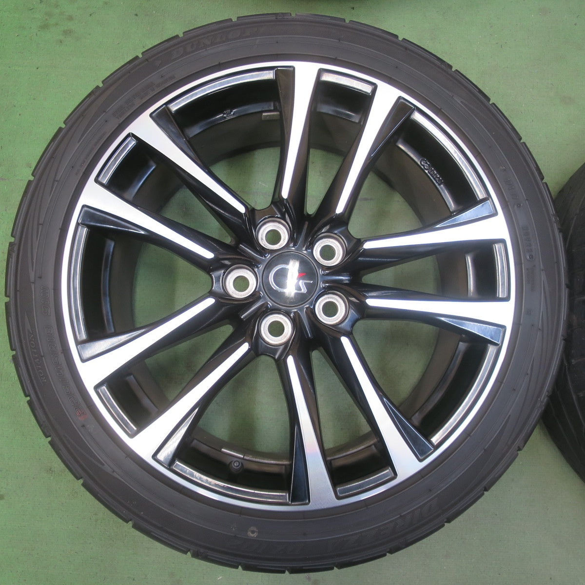 4本価格！23年★トヨタ プリウスα G'z 純正 ENKEI 225/45R18 ダンロップ DIREZZA DZ102 ディレッツァ エンケイ 18インチ PCD114.3/5H★6041305イノ