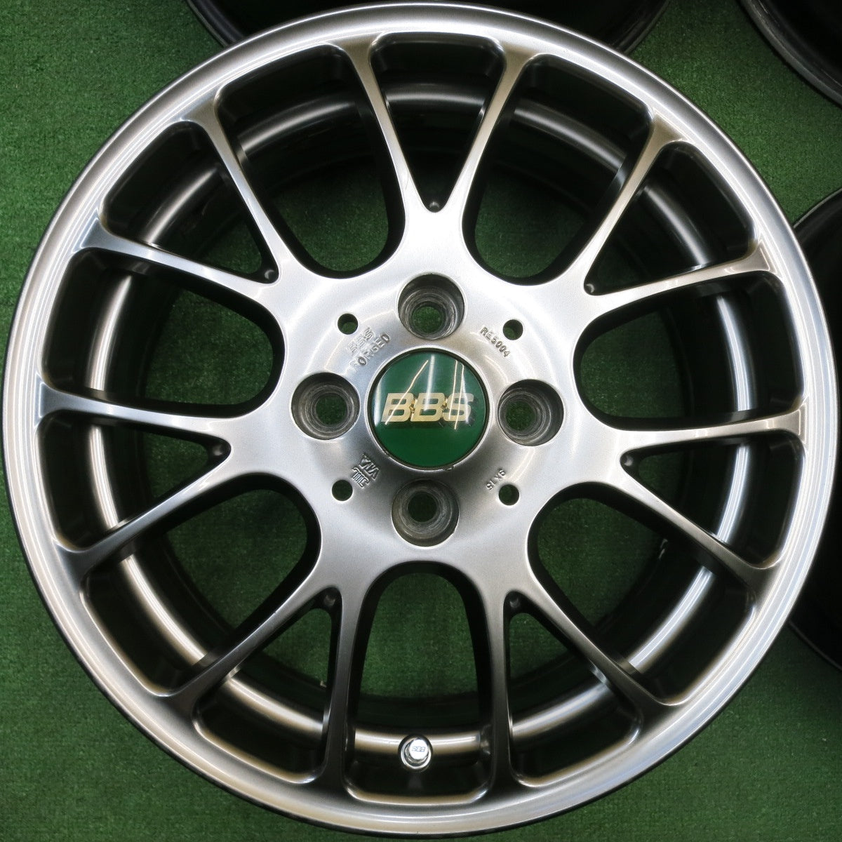 キレイ★BBS RE5004 鍛造 15インチ ホイール 15×6J PCD100/4H★5112906HAホ